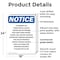 Signmission Flammable Or Combustible Liquids OSHA Notice Sign, Plastic, 18in W x 24in L, 2PK OS-2PACK-NS-P-1824-V-12775 - alternate 5
